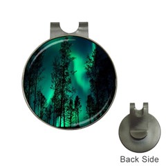 Aurora Northern Lights Celestial Magical Astronomy Hat Clips With Golf Markers