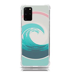 Tidal Wave Ocean Sea Tsunami Wave Minimalist Samsung Galaxy S20plus 6 7 Inch Tpu Uv Case by Pakemis