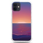 Sunset Ocean Beach Water Tropical Island Vacation Nature iPhone 12 mini TPU UV Print Case	 Front