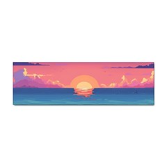 Sunset Ocean Beach Water Tropical Island Vacation 2 Sticker Bumper (100 Pack) by Pakemis