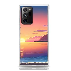 Sunset Ocean Beach Water Tropical Island Vacation 3 Samsung Galaxy Note 20 Ultra Tpu Uv Case by Pakemis