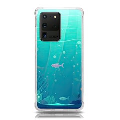 Ai Generated Ocean Sea Fish Aquatic Water Nature 3 Samsung Galaxy S20 Ultra 6 9 Inch Tpu Uv Case by Pakemis