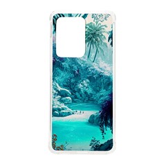 Landscape Nature Digital Art Palm Trees Paradise Samsung Galaxy S20 Ultra 6 9 Inch Tpu Uv Case by Pakemis