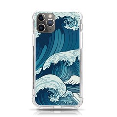 Waves Ocean Sea Pattern Water Tsunami Rough Seas Iphone 11 Pro 5 8 Inch Tpu Uv Print Case by Pakemis