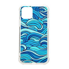 Pattern Ocean Waves Blue Nature Sea Abstract Iphone 11 Pro 5 8 Inch Tpu Uv Print Case by Pakemis