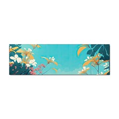 Beach Ocean Flowers Floral Plants Vacation Sticker Bumper (100 Pack) by Pakemis