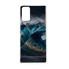 Tsunami Waves Ocean Sea Water Rough Seas 5 Samsung Galaxy Note 20 Tpu Uv Case by Pakemis