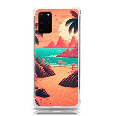 Tropical Beach Sea Jungle Ocean Landscape Samsung Galaxy S20plus 6 7 Inch Tpu Uv Case by Pakemis