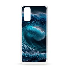 Tsunami Waves Ocean Sea Water Rough Seas 3 Samsung Galaxy S20 6 2 Inch Tpu Uv Case by Pakemis