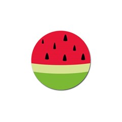 Watermelon Fruit Food Healthy Vitamins Nutrition Golf Ball Marker (4 Pack) by Wegoenart