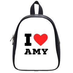 I Love Amy School Bag (small) by ilovewhateva