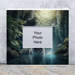 Tiger White Tiger Nature Forest White Wall Photo Frame 5  x 7  Front