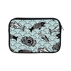 Fish Koi Ocean Sea Oriental Waves Apple Ipad Mini Zipper Cases by Semog4