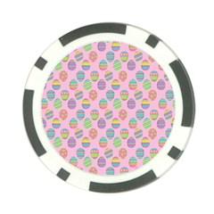 Egg Easter Eggs Pastel Digital Art Poker Chip Card Guard by Semog4