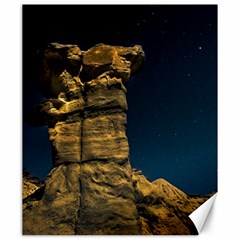 Ischigualasto Park Night Scene, San Juan Province, Argentina Canvas 20  X 24  by dflcprintsclothing