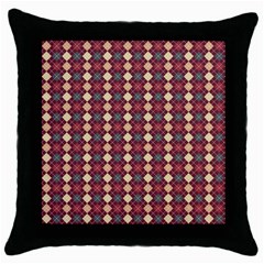 Pattern 259 Throw Pillow Case (black) by GardenOfOphir