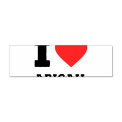 I Love Abigail  Sticker (bumper) by ilovewhateva