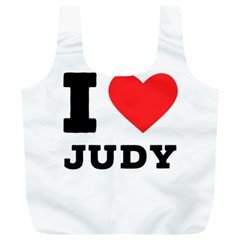 I Love Judy Full Print Recycle Bag (xl) by ilovewhateva