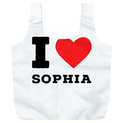 I Love Sophia Full Print Recycle Bag (xxxl) by ilovewhateva