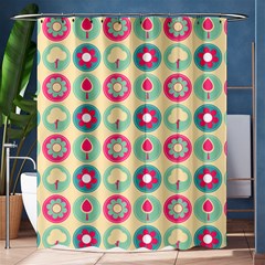 Chic Floral Pattern Shower Curtain 60  X 72  (medium)  by GardenOfOphir