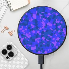 Cold Colorful Geometric Abstract Pattern Wireless Fast Charger(black) by dflcprintsclothing