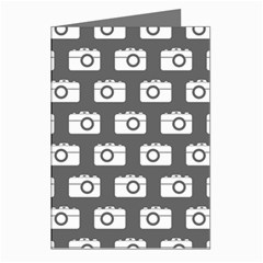 Modern Chic Vector Camera Illustration Pattern Greeting Cards (pkg Of 8) by GardenOfOphir