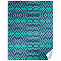 Chevron Zigzag Pattern Canvas 18  X 24  by Jancukart