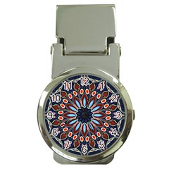 Abstract Kaleidoscope Digital Money Clip Watches by Jancukart