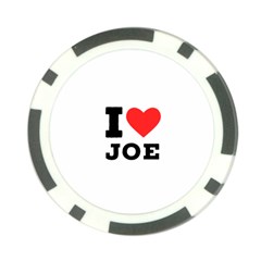 I Love Joe Poker Chip Card Guard by ilovewhateva