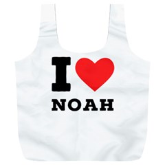 I Love Noah Full Print Recycle Bag (xxl) by ilovewhateva