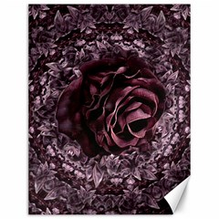 Rose Mandala Canvas 12  X 16  by MRNStudios