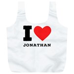 I love jonathan Full Print Recycle Bag (XL) Back