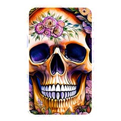 Bone Skull Floral Memory Card Reader (rectangular) by GardenOfOphir