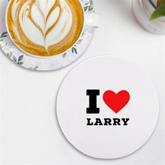 I Love Larry Uv Print Round Tile Coaster by ilovewhateva