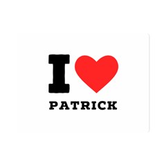 I Love Patrick  Premium Plush Fleece Blanket (mini) by ilovewhateva