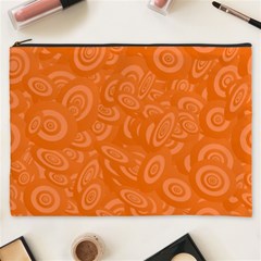 Orange-ellipse Cosmetic Bag (xxxl) by nateshop