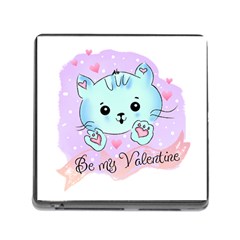 Cat Valentine-s Day Valentine Memory Card Reader (square 5 Slot) by Semog4