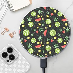 Watermelon Berries Patterns Pattern Wireless Fast Charger(white) by Semog4