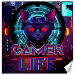 Gamer Life Canvas 16  X 16  by minxprints