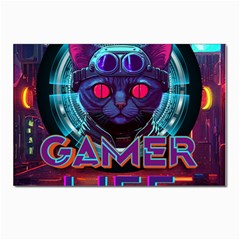 Gamer Life Postcards 5  X 7  (pkg Of 10) by minxprints