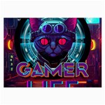 Gamer Life Large Glasses Cloth Front