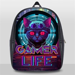 Gamer Life School Bag (large) by minxprints