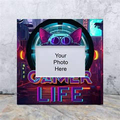 Gamer Life White Box Photo Frame 4  X 6  by minxprints