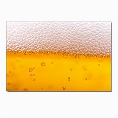 Beer Texture Liquid Bubbles Postcards 5  X 7  (pkg Of 10) by Semog4