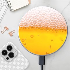 Beer Texture Liquid Bubbles Wireless Fast Charger(white) by Semog4