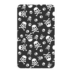 Skull Crossbones Seamless Pattern Holiday-halloween-wallpaper Wrapping Packing Backdrop Memory Card Reader (rectangular) by Ravend