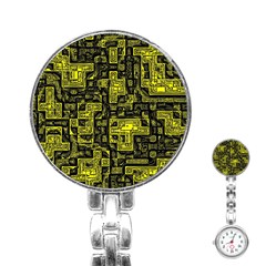 Background Graphic Beautiful Wallpaper Yellow Stainless Steel Nurses Watch by Jancukart