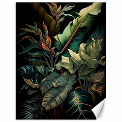 Tropical Leaf Leaves Foliage Monstera Nature Canvas 12  X 16  by Jancukart