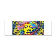 Psychedelic Rock Jimi Hendrix Sticker (bumper) by Semog4