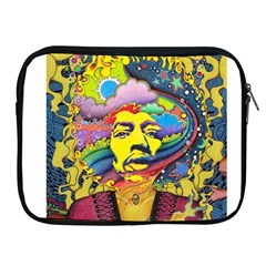 Psychedelic Rock Jimi Hendrix Apple Ipad 2/3/4 Zipper Cases by Semog4